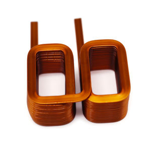 동관 맞춤형 플랫 인덕터 코일 정밀 인덕터 중공 코일 구리 전도성 코일 - Product Image 3