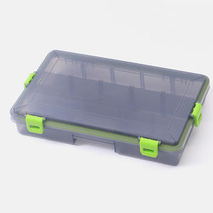 Caja de Pesca Transparente Rígida y Funcional con Compartimentos para Señuelos, para Uso en Ríos, Lagos y Arroyos, OEM/ODM Disponible - Product Image 1