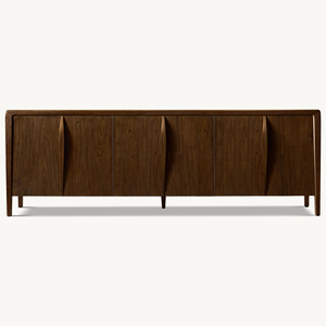 Mueble de Madera Sólida de Estilo Minimalista Moderno, Aparador de Alta Gama con Almacenamiento - Product Image 1