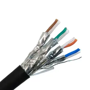HUADONG 300/500V Swa Amroured 1/4 Inch Trs Instrument Cable 10ft 2-Pack
