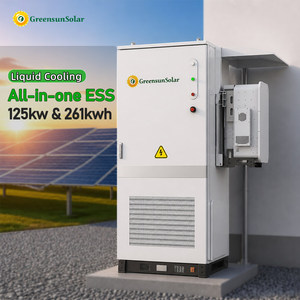 Sistema di Accumulo Energetico Commerciale con Batterie agli Ioni di Litio ad Alta Tensione da 261KWh con Raffreddamento a Liquido, Certificato UE, con Inverter Deye 125KW - Product Image 1