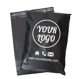 Biểu tượng tùy chỉnh in nhanh tái chế gửi thư túi poly Đen bưu phẩm bao bì chuyển phát nhanh túi cho quần áo vận chuyển - Product Image 1