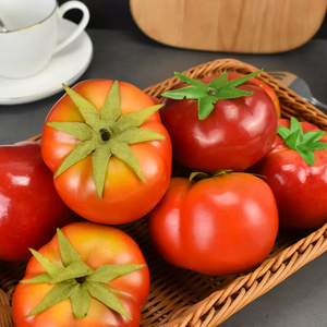 Tomates Artificiales <span class=keywords><strong>de</strong></span> Espuma Realistas para Decoración <span class=keywords><strong>de</strong></span> Cocina y Hogar, Artículos para Fiestas, Accesorios para Fotos - Product Image 3