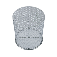 Tuyau perforé en tôle de fer cylindrique Tube filtrant perforé en acier inoxydable Tuyau perforé