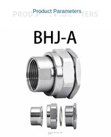 Presse-étoupe en acier inoxydable série BHJ de haute qualité Union antidéflagrante d'usine d'origine IP66