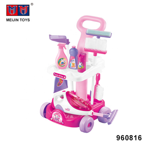 Carrinho engraçado de brinquedo para crianças, conjunto de aspirador de pó para limpeza de casa, carrinho de brincar para crianças - Product Image 2
