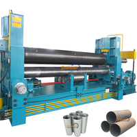 20x2000 W11S Máquina de laminación de placas universales hidráulicas 3 Máquina dobladora de láminas de tres rodillos