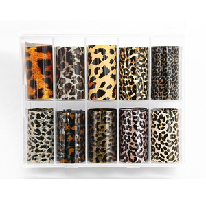 Leopard Starry Sky Nail <b>Transfer</b> <b>Stickers</b> Ultra Thin Traceless Nail Tip <b>Transfer</b> Paper Decals - Product Image 5