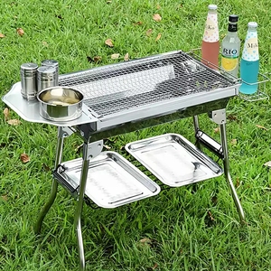 Barbecue portable pliable d'extérieur le plus vendu, avec grille en acier inoxydable, au <span class=keywords><strong>meilleur</strong></span> <span class=keywords><strong>prix</strong></span> - Product Image 2
