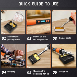 Soldador Eléctrico de Alta Potencia de Aluminio para el Hogar, 90W, Temperatura Constante, Herramienta de Soldadura para Reparación de Electrodomésticos - Product Image 2