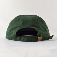 Casquette Snapback en sergé de coton non structurée à 6 panneaux avec logo personnalisé, style Dad Hat, vente en gros