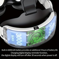 Sangle de tête pour Quest 3/3S avec batterie 6000mAh Multi-Angle réglage libre Sangle Elite Accessoire de remplacement confortable VR