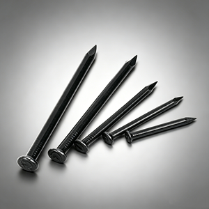 High Durability Round Head Black Concrete Nails Factory Automatic Hardened Steel Construction <b>Fasteners</b> - Product Image 1