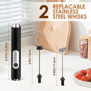 Mousseur à lait automatique USB mini en acier inoxydable, électrique portatif, fonctionnement à une touche, mélangeur à café écologique M006 - Product Image 5