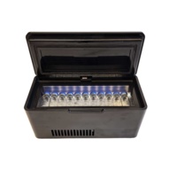 11 flacons de 3 ml, boîte de transport isotherme pour peptides, étui de transport sans fil portable, mini réfrigérateur pour flacons, mini congélateur pour peptides