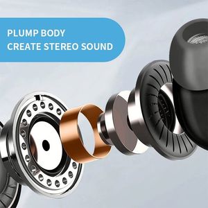 Type C Earphone Nylon Wired Headset HiFi Sound Earbuds With <b>Mic</b> for S20 Note 10 - Product Image 4