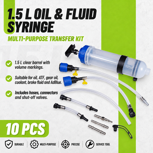 <span class=keywords><strong>Seringue</strong></span> d'extraction d'<span class=keywords><strong>huile</strong></span> manuelle 1,5 L avec pompes <span class=keywords><strong>de</strong></span> transfert et connecteurs <span class=keywords><strong>pour</strong></span> le service moteur et boîte <span class=keywords><strong>de</strong></span> vitesses - Product Image 2