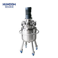 Réservoir de mélange mobile en acier inoxydable de 50 L avec roues, réservoir de mélange de savon liquide pour tests de laboratoire