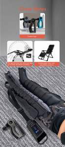 Bottes électriques de compression d'air de récupération de jambe de sport à pompe à 8 chambres - Product Image 2