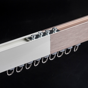 Wholesale Manufacturer Aluminium Alloy Heavy Duty Sliding Ceiling Mounted <b>Curtain</b> Track for Living Room - Product Image 5