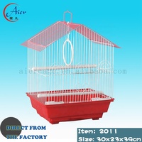 Cage d'élevage professionnelle pour oiseaux et animaux de compagnie, petite, 47x47x93cm, avec plateau en plastique écologique, utilisation intérieure/extérieure, en fer coloré