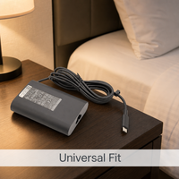 Adaptateur secteur USB-C 65W pour ordinateur portable XPS13 12, Latitude 7410 9410 9510, Venue 10 Pro (20V 3.25A)