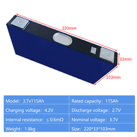 Cellule de batterie lithium-ion prismatique NCM de qualité A SVOLT 3.7V 51Ah 90Ah 115Ah 117Ah pour véhicules électriques, chariots élévateurs, OEM, usine sur mesure