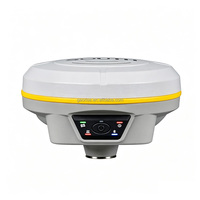 Récepteur GNSS RTK professionnel avec 1598 canaux, navigation inertielle IMU, communication radio 2W pour applications de topographie