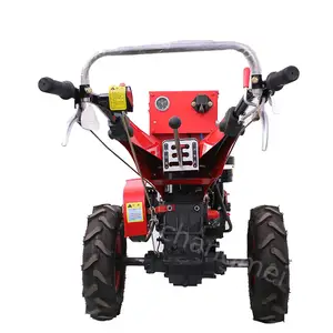20hp Factory hot selling mini tractor 22hp big power 2wd walking tractor with disc plough