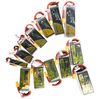Batteries FPV UAV GeeR 450 650 850 1300 1550 1800 mAh 3S 4S 6S 75C avec connecteurs XT30 XT60