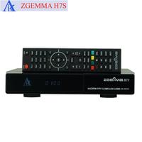Nouvelle base de boîtier 4K sur Linux OS ZGEMMA H7S intégrée 2 * DVB S2X + DVB T2/C trois tuners 8g emmc prise en charge du récepteur satellite CI +