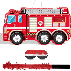 Compra un Juego de 4 Piñatas de Camiones Monstruo para Fiestas de Cumpleaños de Niños y Niñas, Decoración para Fiestas de Construcción, Recuerdo de Fiesta - Product Image 4