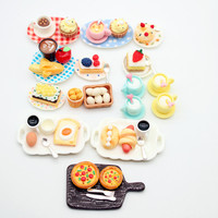 Ensemble de nourriture miniature à l'échelle 1:12, accessoire pour maison de poupée, décoration de cuisine pour jeux d'imitation, pour collectionneurs et enfants