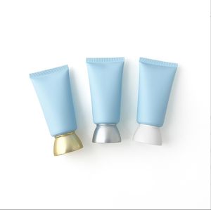 Spot 50 ml/g bleu clair givré tuyau cosmétique bouteille vide pour crème pour les mains nettoyant pour le <span class=keywords><strong>visage</strong></span> crème pour les yeux masque facial produits de soins de la peau - Product Image 1