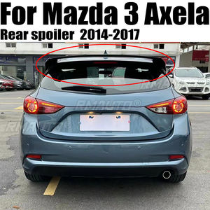 Alerón Doble Trasero de Fibra de Carbono Real/FRP para Mazda 3 Axela Hatchback 2014 2015 2016 2017 - Product Image 1
