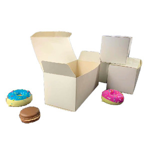 Hộp Đựng Bánh Hamburger Takeout Hộp Đựng Bánh Ngọt Và Bánh Ngọt Bánh Sandwich Bánh Rán Cho Bánh Ngọt Giấy Nhà Hàng Thực Phẩm Nướng Bánh Màu Trắng - Product Image 4