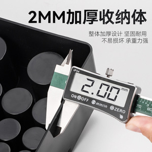 CNC Milling Cutter Storage <b>Box</b> 16 Compartments Portable Thickened ABS Polished Surface <b>Tool</b> Organizer - Product Image 2