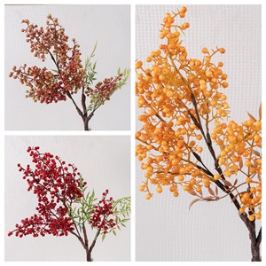 CallaFloral ช่อดอกไม้ประดิษฐ์รูปผลไม้มงคล โฟมตกแต่งภายในบ้าน สีแดง สีเขียว สีชมพู MW25342 - Product Image 3
