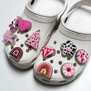Breloques lumineuses LED pour Crocs, adorables épingles à chaussures en forme d'axolotl rose, décorations lumineuses pour chaussures pour enfants, filles et femmes - Product Image 5