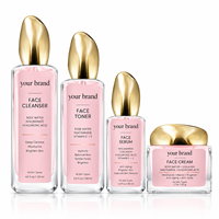 Produits cosmétiques coréens en marque privée, soins de la peau, acide hyaluronique, vitamine C, sérum éclaircissant anti-âge, crème pour le visage, ensemble de soins de la peau