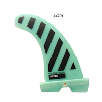 Aileron de planche de windsurf simple en fibre de verre G10 haute résistance, ultraléger, avec fixation Deep Tuttle, pour le windsurf