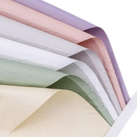 Vente en gros de papier d'ornement en feuille d'or rose papier d'emballage cadeau épaisseur personnalisée feuilles de mouchoirs en papier de soie pour vêtements