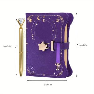 Biểu tượng tùy chỉnh Kraft trang B6 cổ điển sáng Tạo Nhật Ký Tình Yêu khóa dày bìa cứng máy tính xách tay Nhà sản xuất - Product Image 2