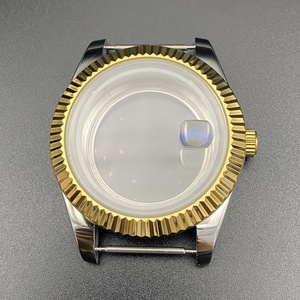 Boîtier de montre en acier inoxydable 8285 en or/or rose 41 mm avec verre saphir transparent et <span class=keywords><strong>loupe</strong></span> - Product Image 3