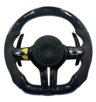 Volant sport en fibre de carbone pour BMW E70 E81 E82 E87 E88 E90 E92 E93 E60 E63 E71 F10 F11 F12 F13 F14 F15 F16F18 F22 F30 F