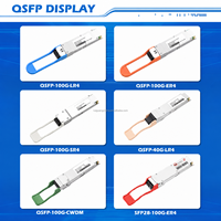 Módulo Transceptor Óptico QSFP28 100GBASE-LR4 LC SMF 1310nm 10km Compatible