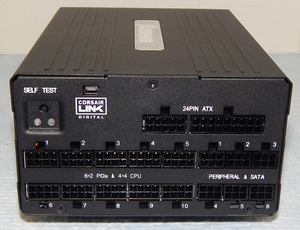 Uscorsair PSU ax1600i công suất định mức 1600W cung cấp điện hỗ trợ rtx4090 titan cung cấp điện tiếng ồn thấp Đoàn Kết - Product Image 6