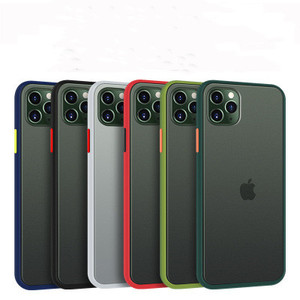 Mới Sang Trọng Chống Sốc Tùy Chỉnh Frosted Bìa Cho Iphone 11 Pro Max PC Mền Di Động Điện Thoại Di Động Trường Hợp - Product Image 1