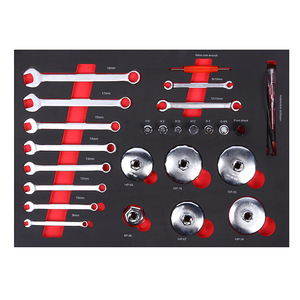 Ensemble d'outils à main combinés en acier au carbone de 158 pièces fabriqué en Chine avec support EVA pour l'entretien mécanique et la réparation automobile - Product Image 4