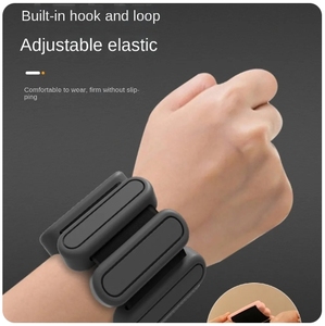Equipo de ejercicio Bolsa de arena Pulsera de peso Equipo de fitness ajustable Pulsera de peso de muñeca Correa de tobillo de silicona al aire libre - Product Image 3